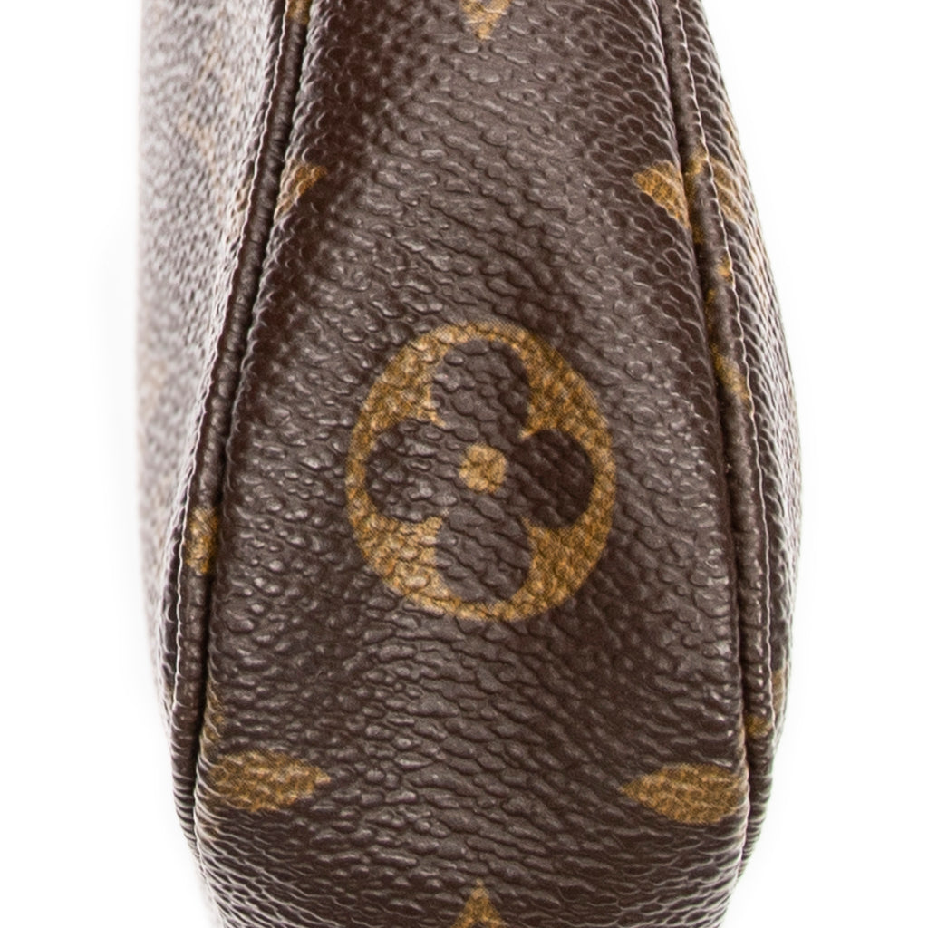 Handbag Accessory Pouch Brown Monogram Canvas