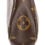 Handbag Accessory Pouch Brown Monogram Canvas