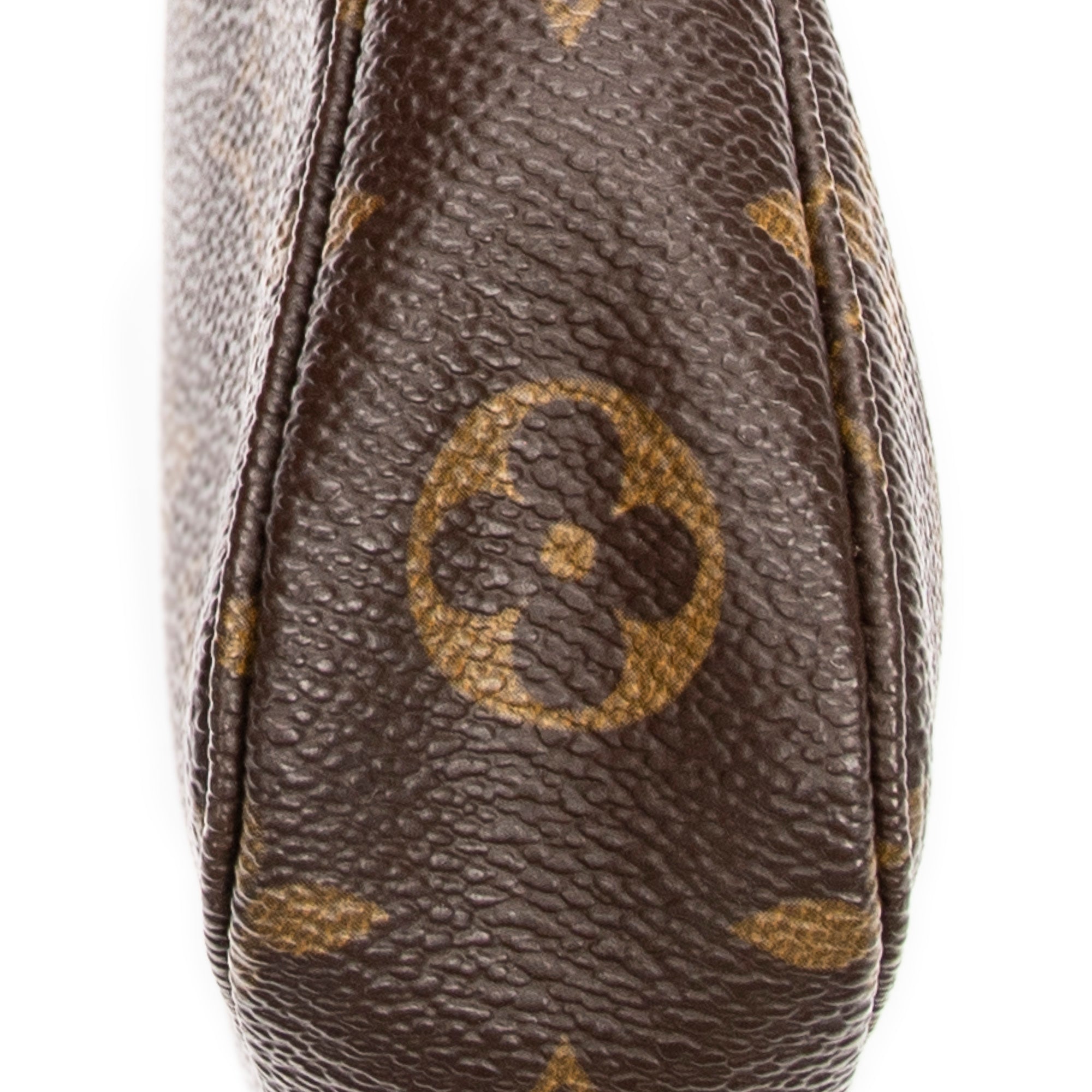 Handbag Accessory Pouch Brown Monogram Canvas