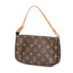 Handbag Accessory Pouch Brown Monogram Canvas