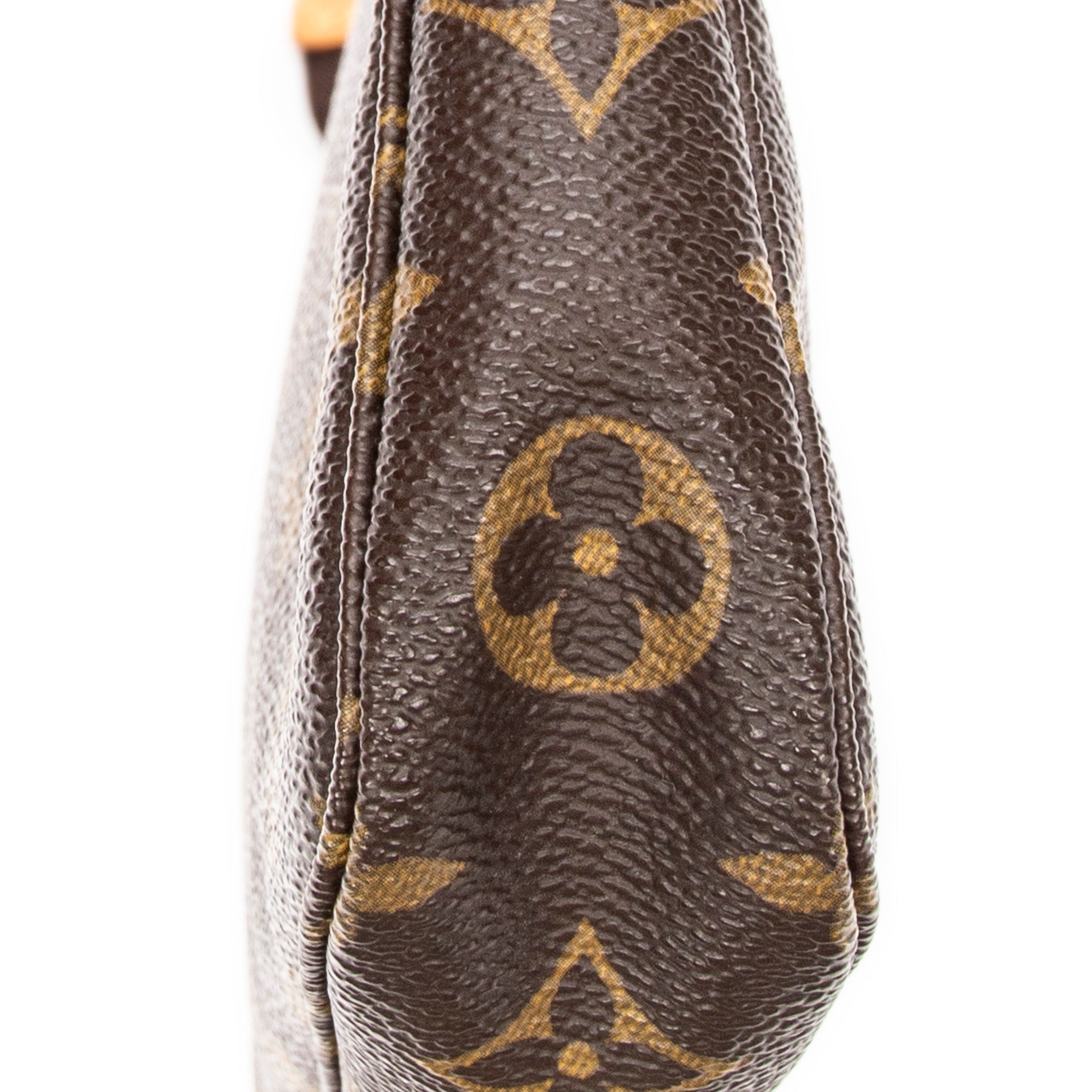 Handbag Accessory Pouch Brown Monogram Canvas