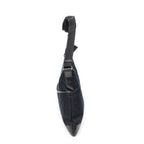 Shoulder Bag Large Messenger Black Monogrammed Canvas