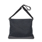 Shoulder Bag Large Messenger Black Monogrammed Canvas