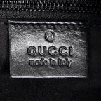 Shoulder Bag Large Messenger Black Monogrammed Canvas