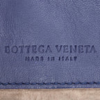Shoulder Bag Small Olimpia Deep Blue Intrecciato Leather