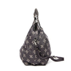 Shoulder Bag Front Pocket Hobo Blue Denim Macadam Denim Canvas