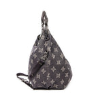Shoulder Bag Front Pocket Hobo Blue Denim Macadam Denim Canvas