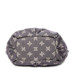 Shoulder Bag Front Pocket Hobo Blue Denim Macadam Denim Canvas