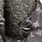 Shoulder Bag Front Pocket Hobo Blue Denim Macadam Denim Canvas