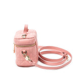 Shoulder Bag Micro Lady Dior Vanity Case Pink Cannage Lambskin Leather
