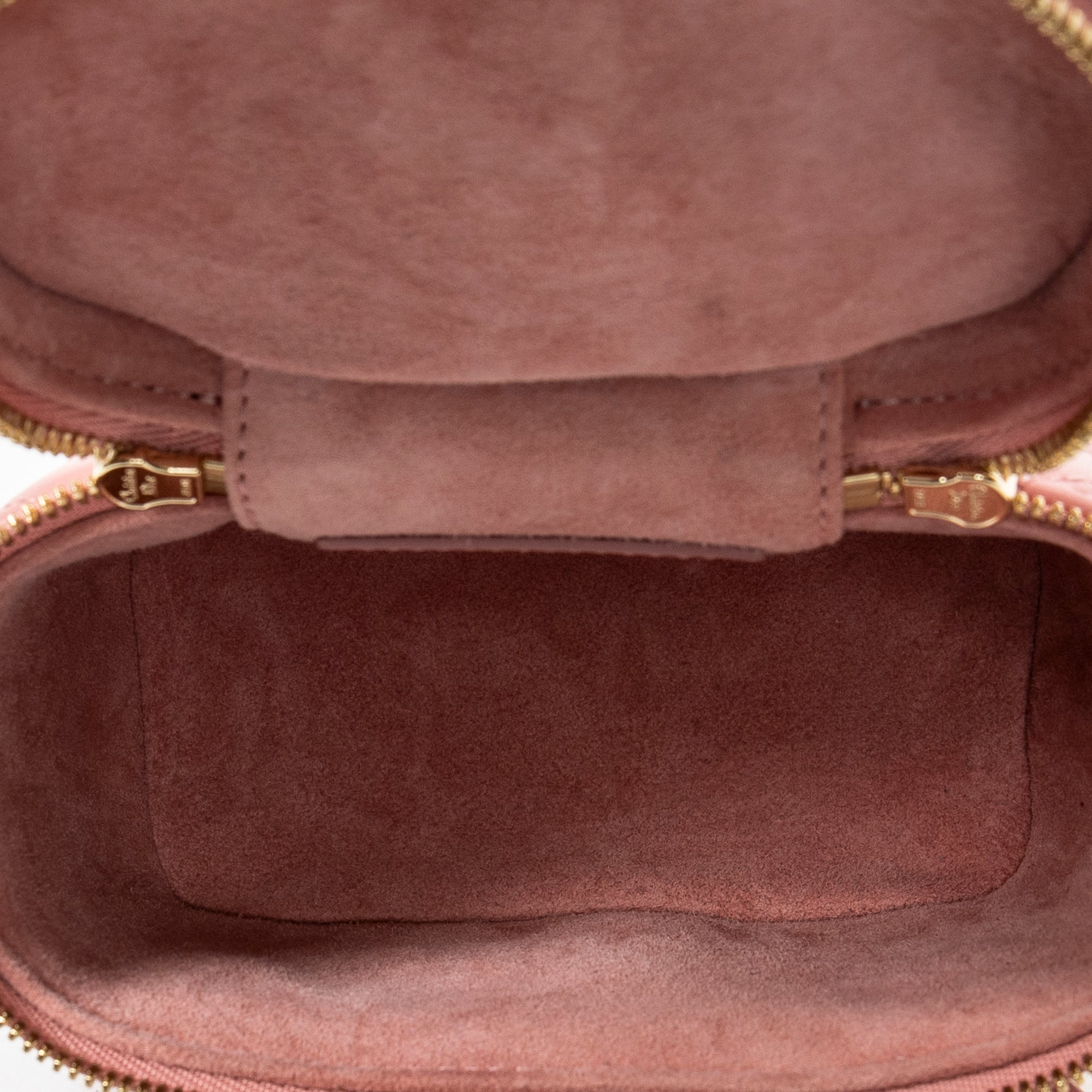 Shoulder Bag Micro Lady Dior Vanity Case Pink Cannage Lambskin Leather