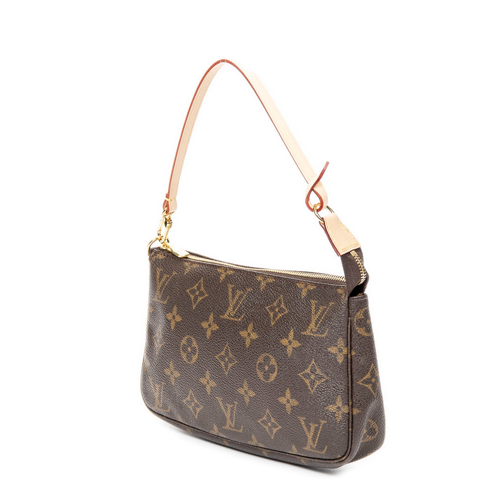 Pouch Pochette Accessoires Brown Monogram Canvas