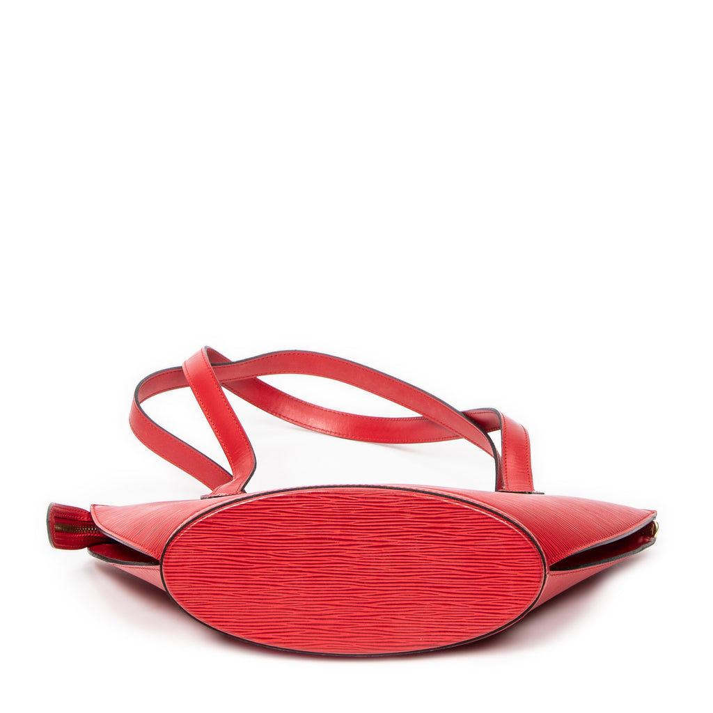 Shoulder Bag St-Jacques Long Straps PM Red Epi