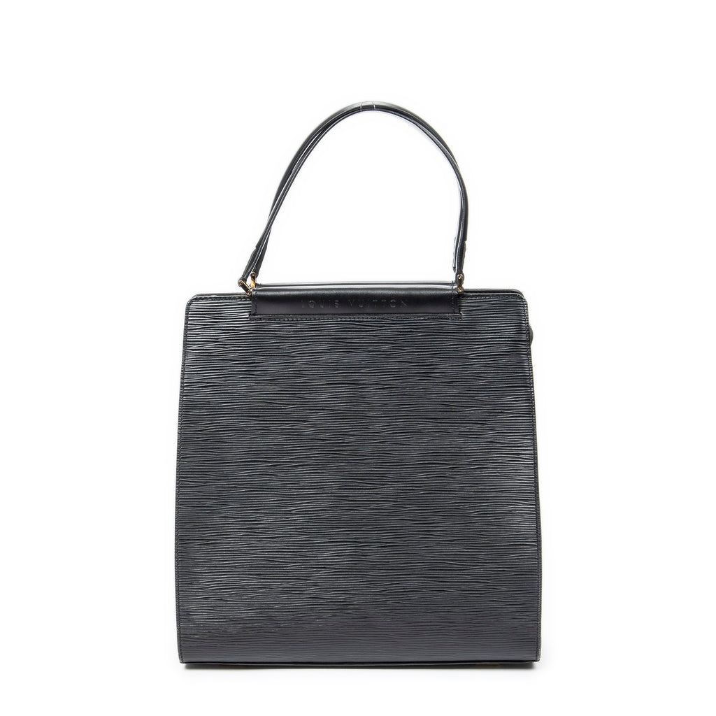 Handbag Figari MM Black Epi