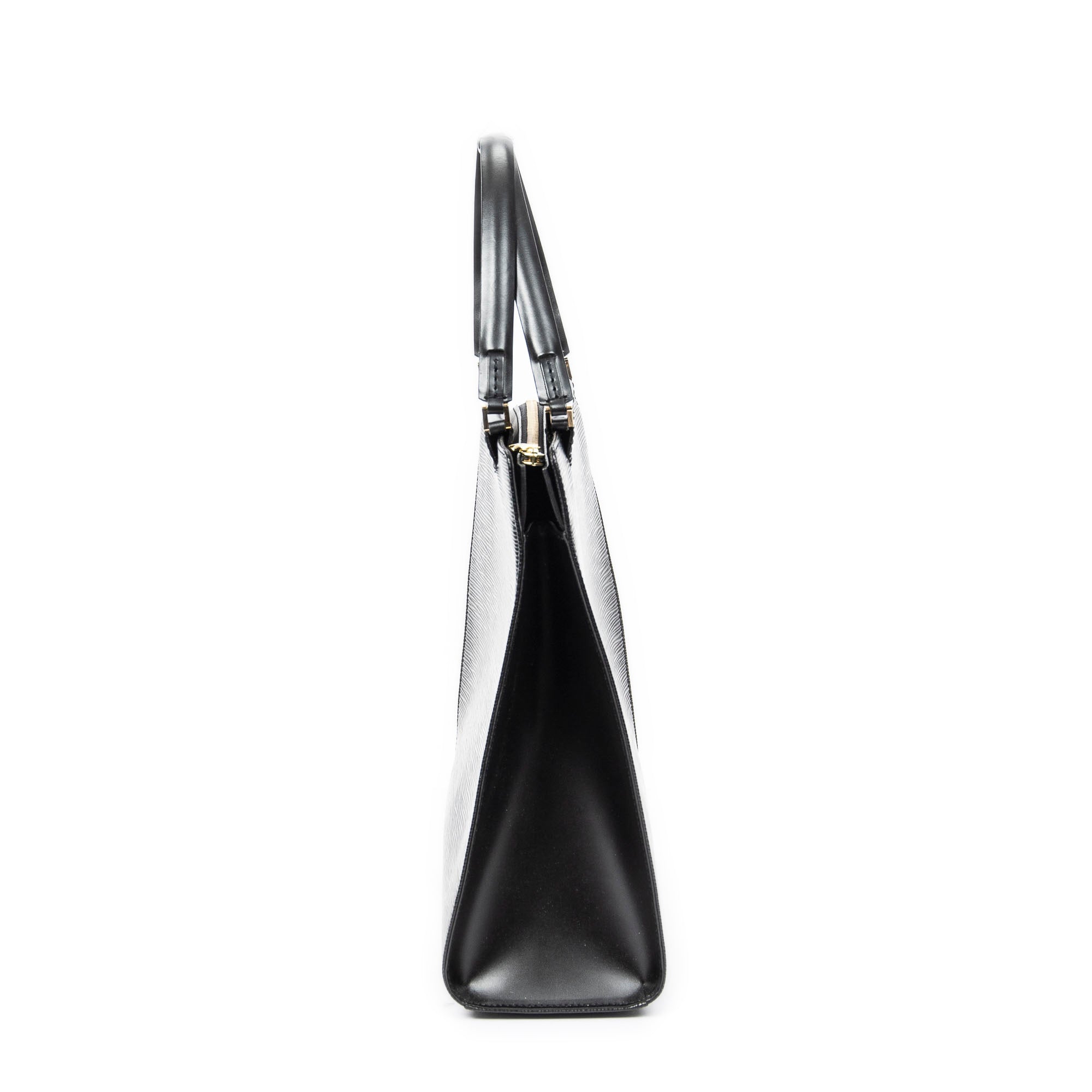 Handbag Figari MM Black Epi