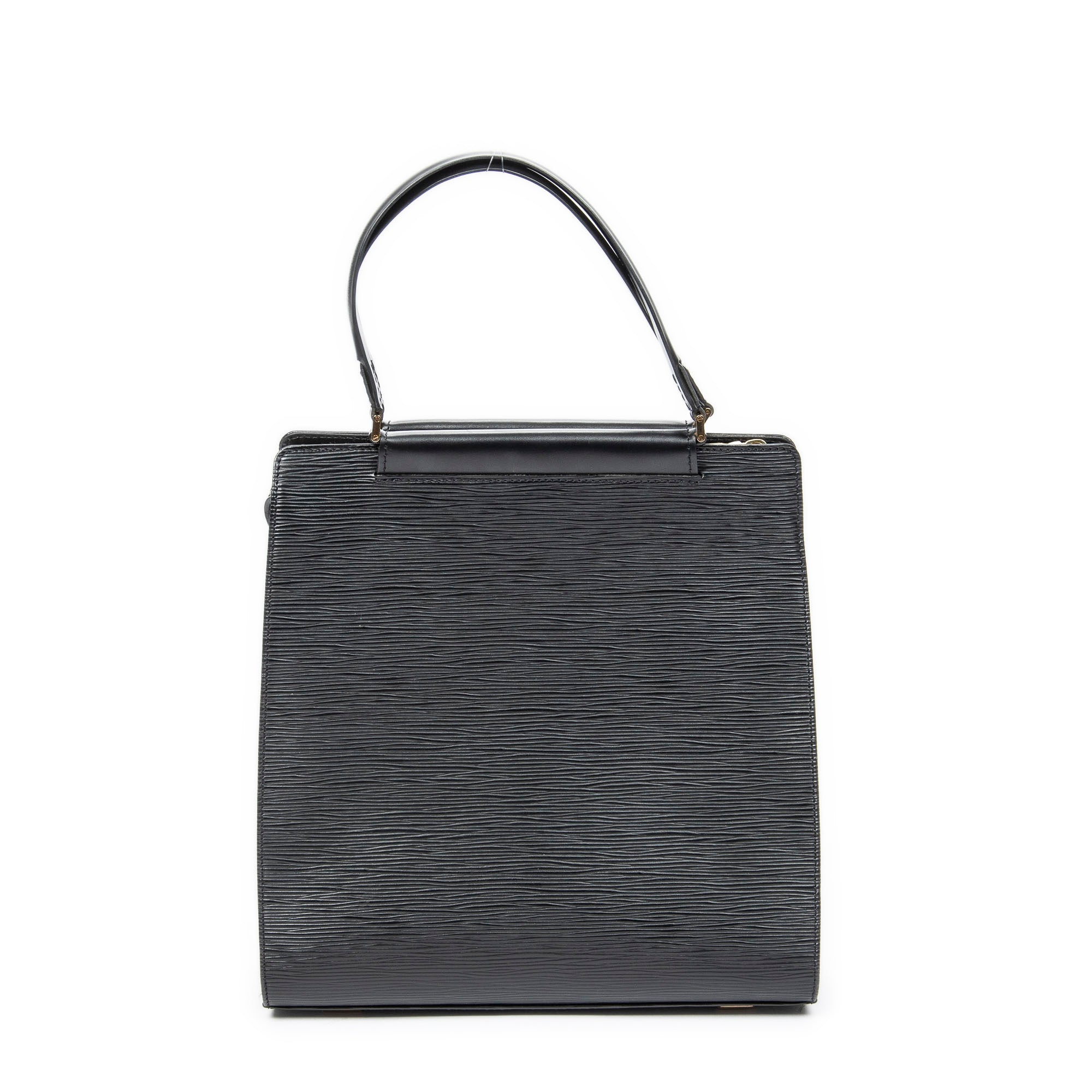Handbag Figari MM Black Epi