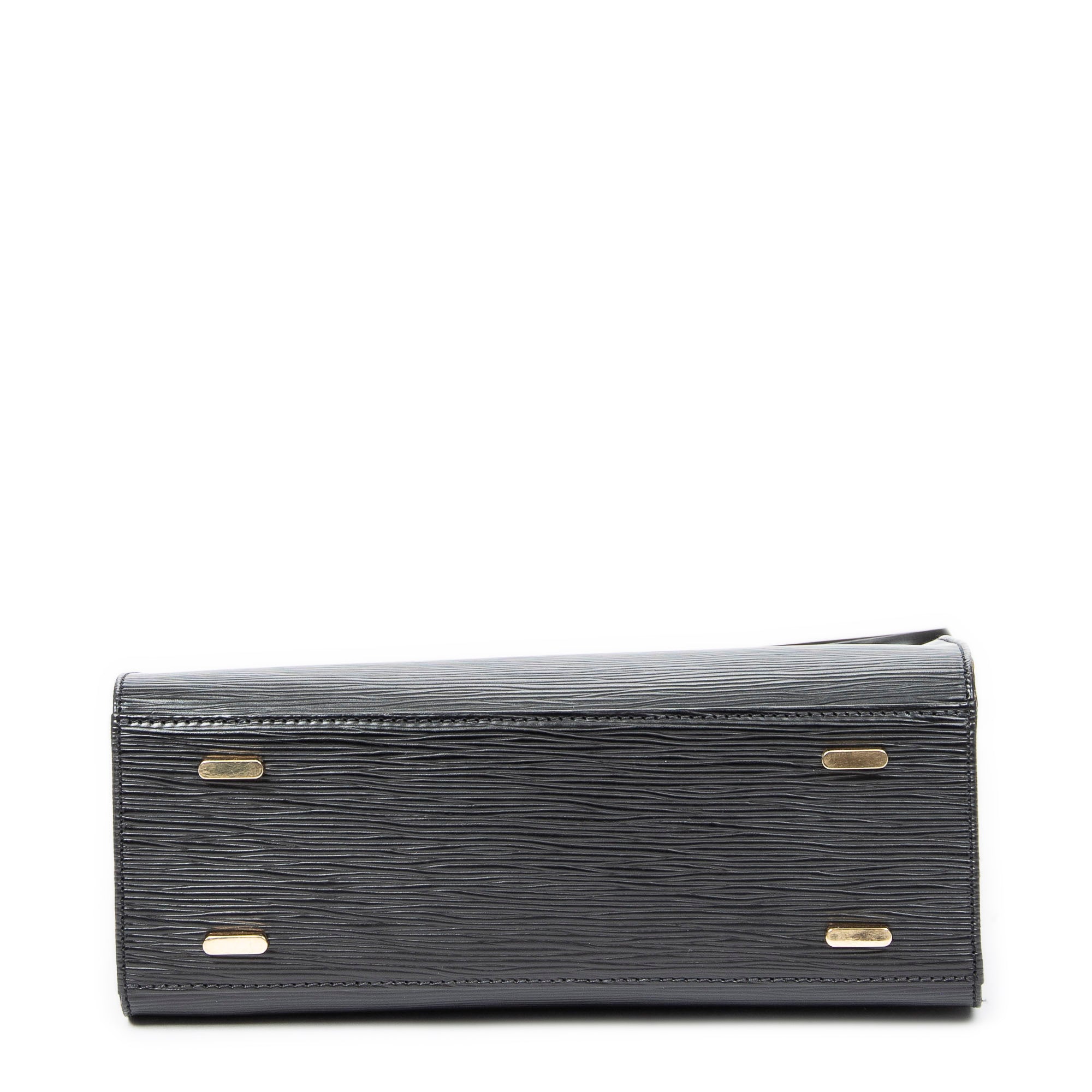 Handbag Figari MM Black Epi