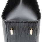 Handbag Figari MM Black Epi