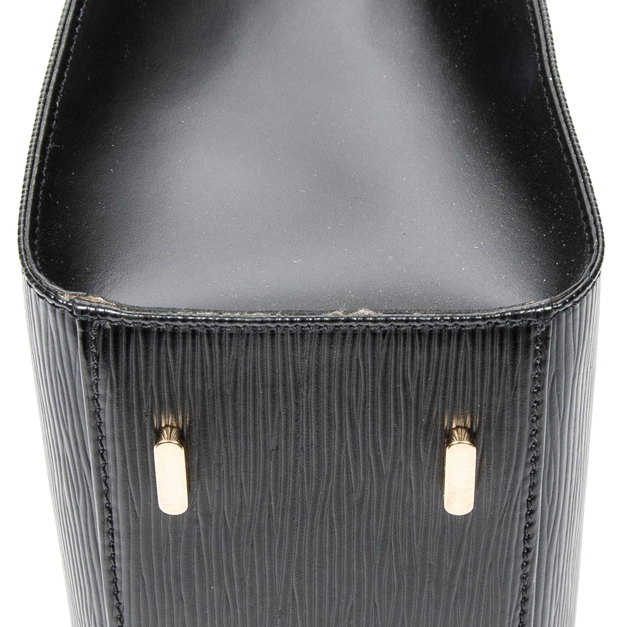 Handbag Figari MM Black Epi