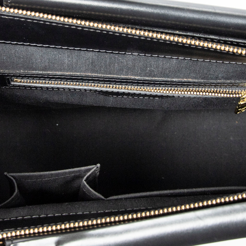 Handbag Figari MM Black Epi