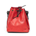 Shoulder Bag Noe Bicolor PM Red Epi