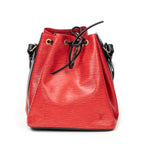 Shoulder Bag Noe Bicolor PM Red Epi