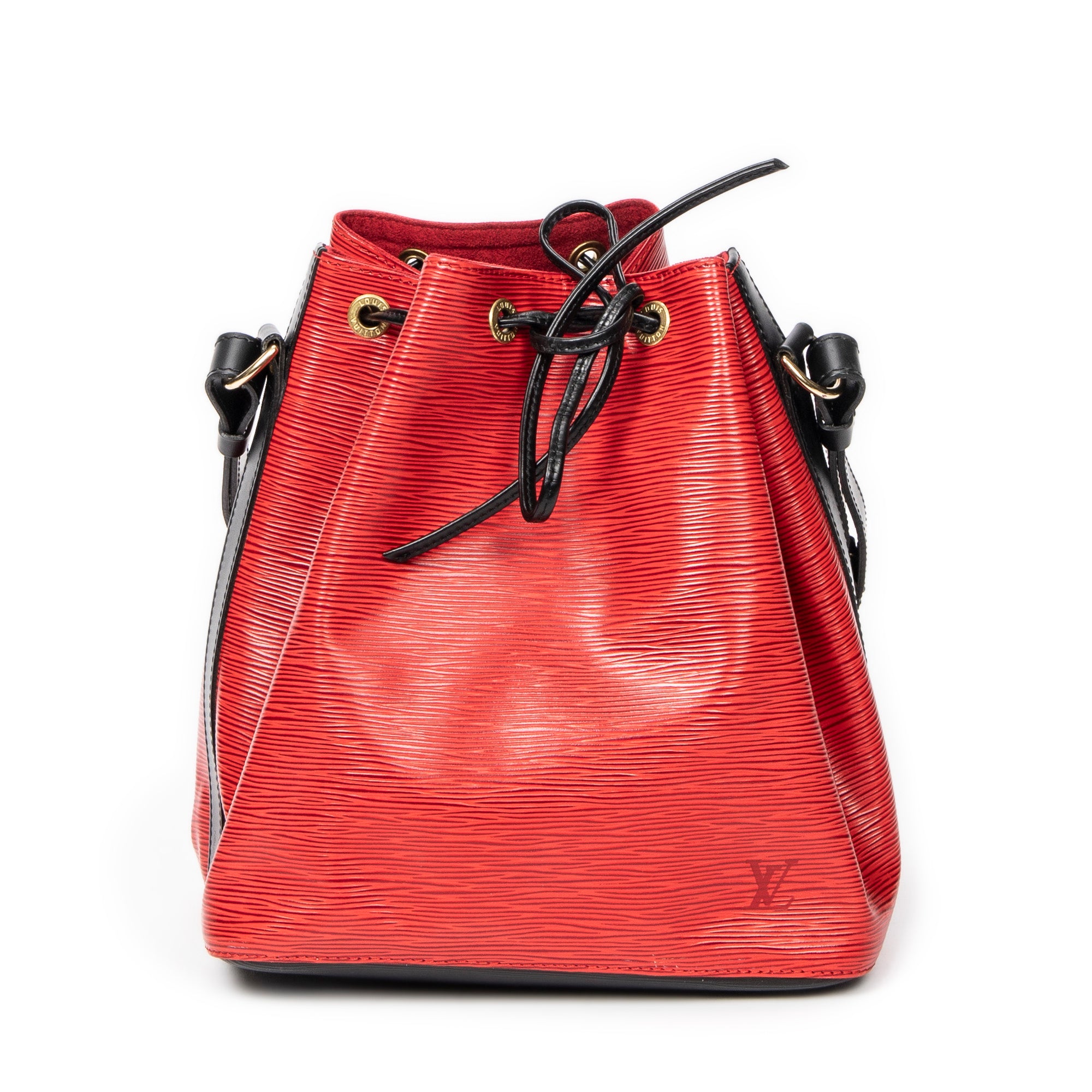 Shoulder Bag Noe Bicolor PM Red Epi