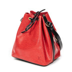 Shoulder Bag Noe Bicolor PM Red Epi
