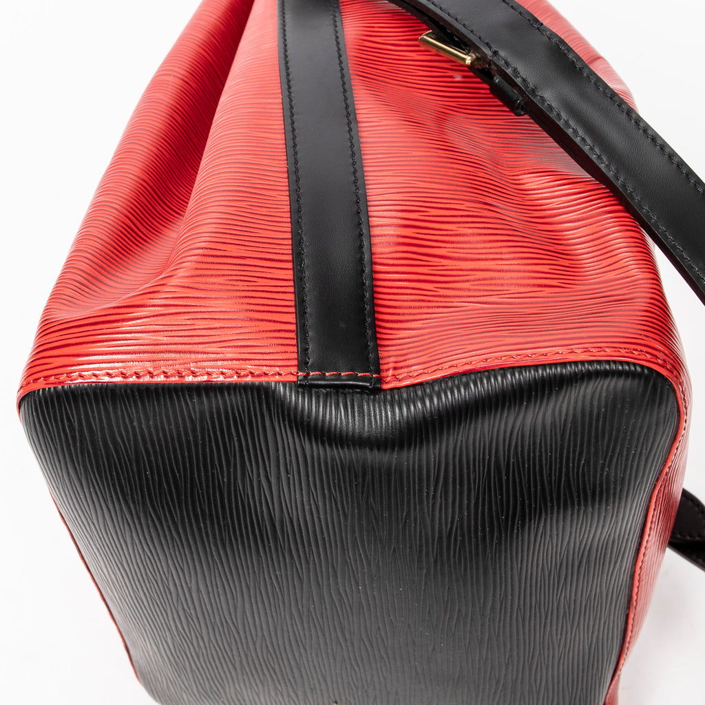 Shoulder Bag Noe Bicolor PM Red Epi