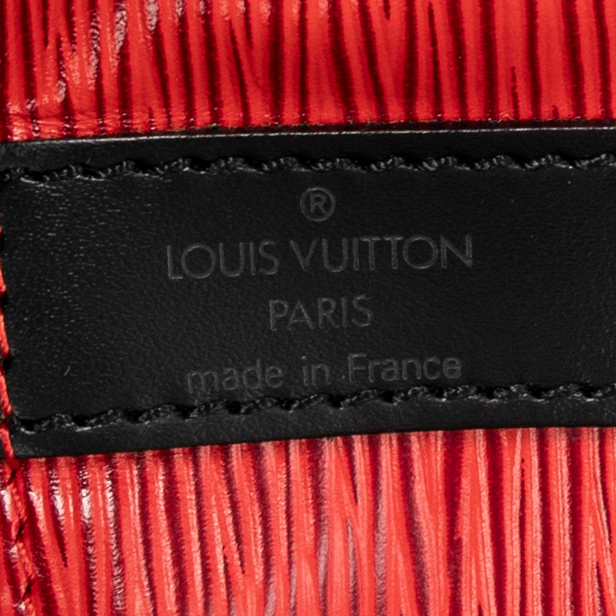Shoulder Bag Noe Bicolor PM Red Epi