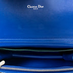 Shoulder Bag Miss Dior Promenade Pouch Royal Blue Cannage Lambskin Leather