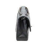 Shoulder Bag Classic Double Flap 26 Black Quilted Caviar Leather