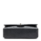 Shoulder Bag Classic Double Flap 26 Black Quilted Caviar Leather