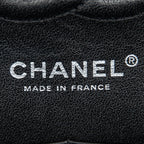 Shoulder Bag Classic Double Flap 26 Black Quilted Caviar Leather