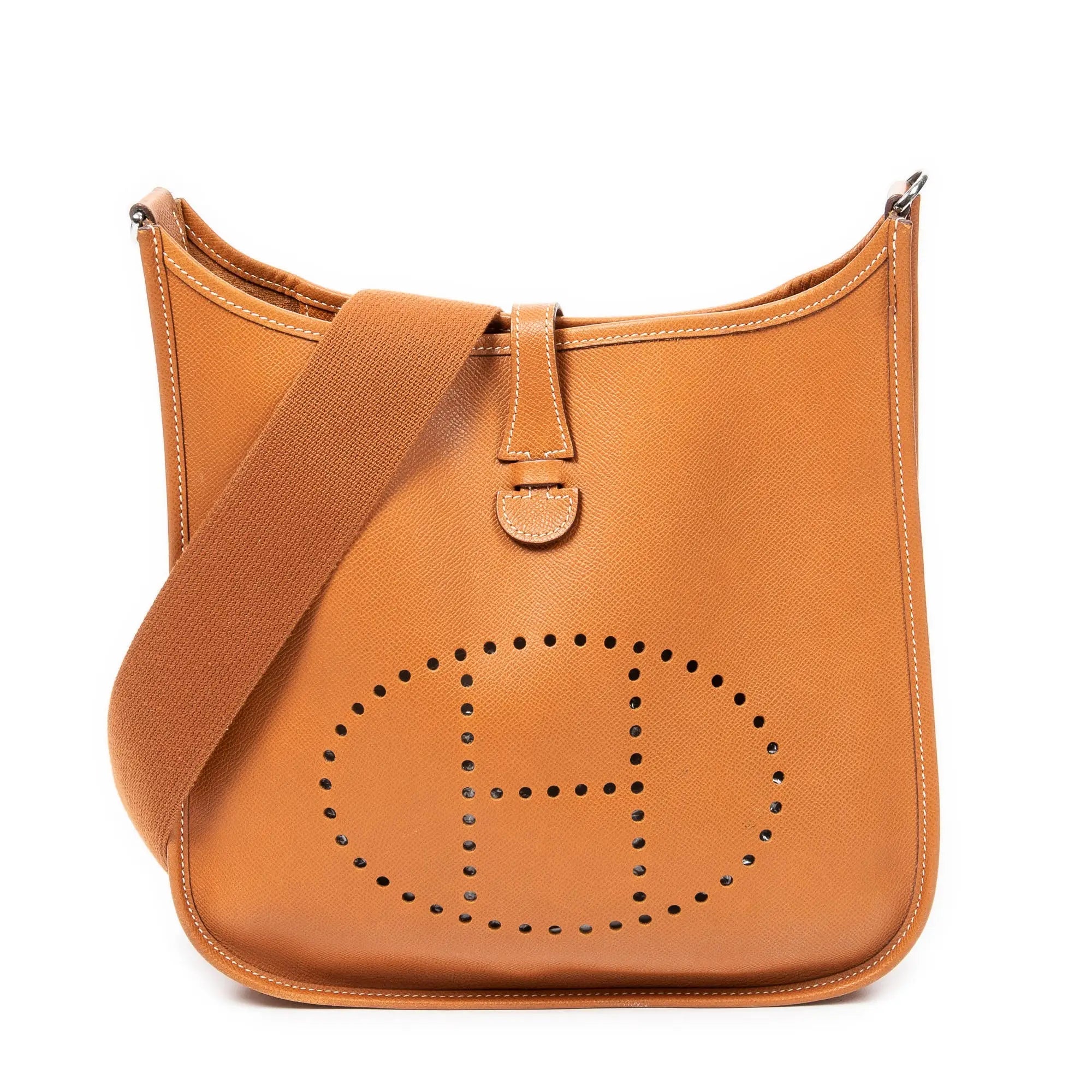 Bolso de hombro Evelyne I PM Cuero Epsom Dorado