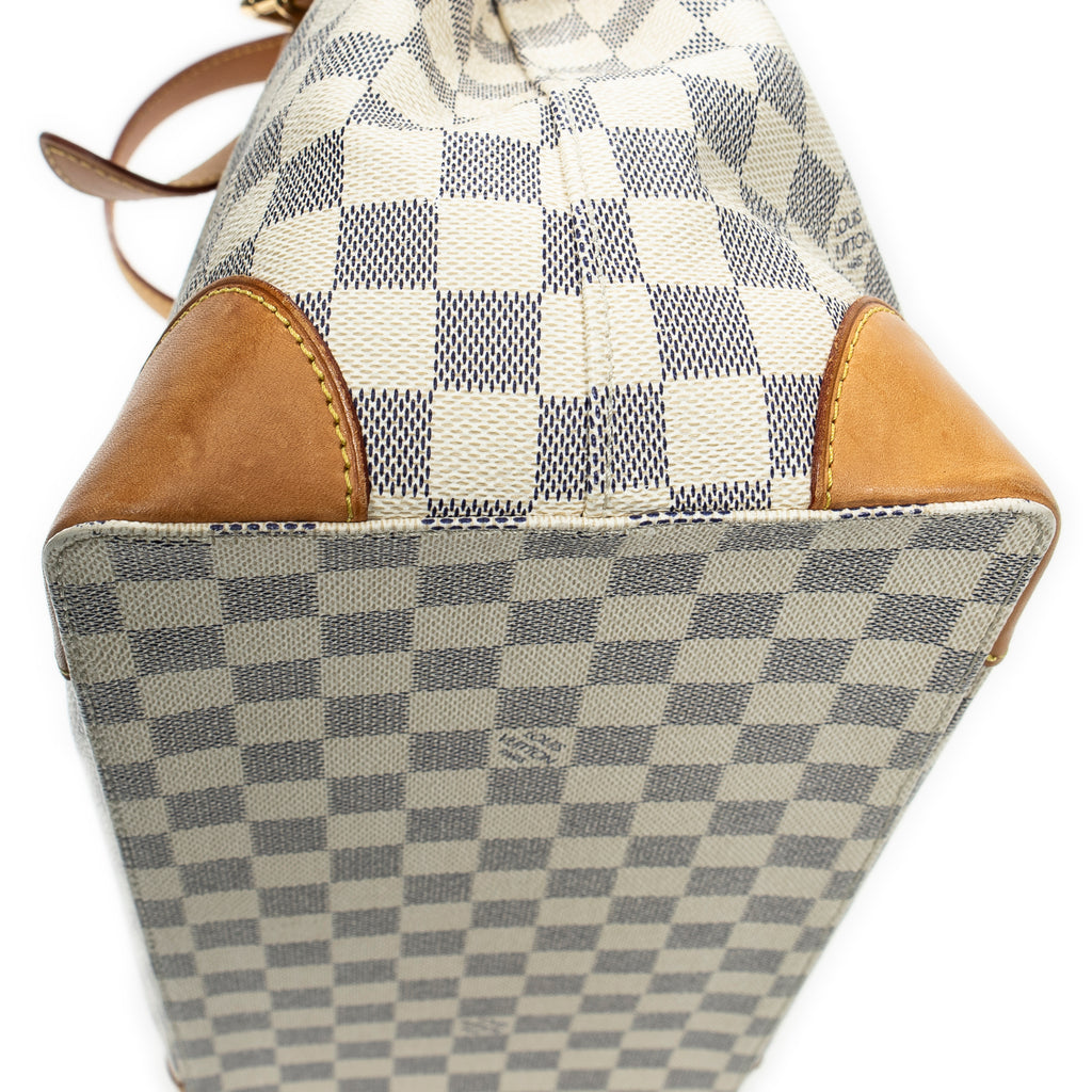 Shoulder Bag Hampstead MM Ivory Damier Azur