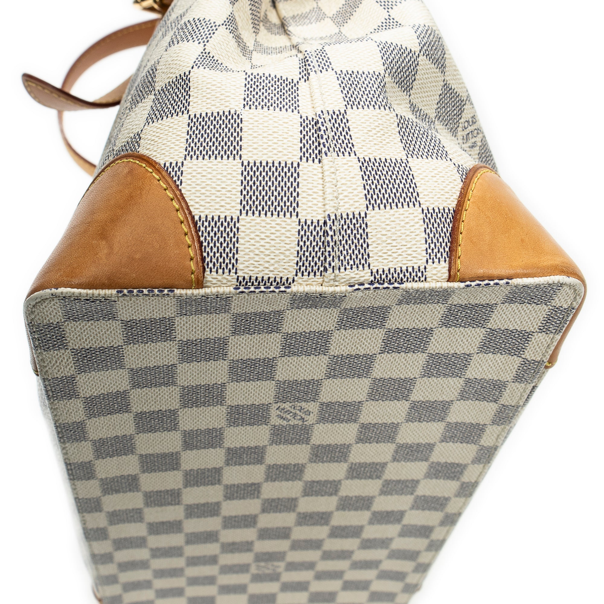 Shoulder Bag Hampstead MM Ivory Damier Azur