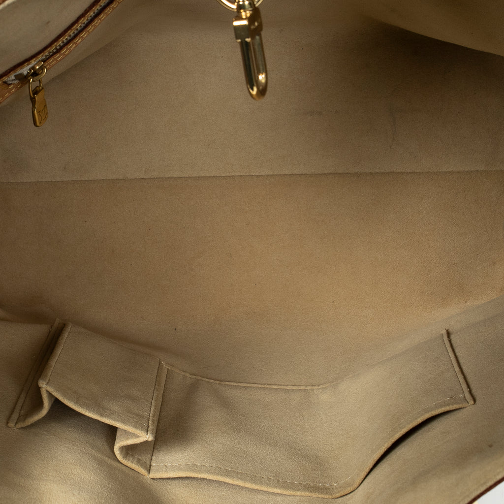 Shoulder Bag Hampstead MM Ivory Damier Azur