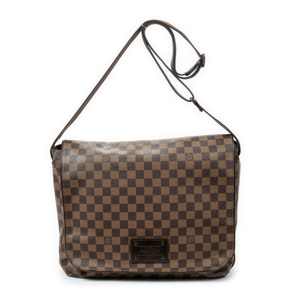 Shoulder Bag Brooklyn MM Brown Damier Ebene