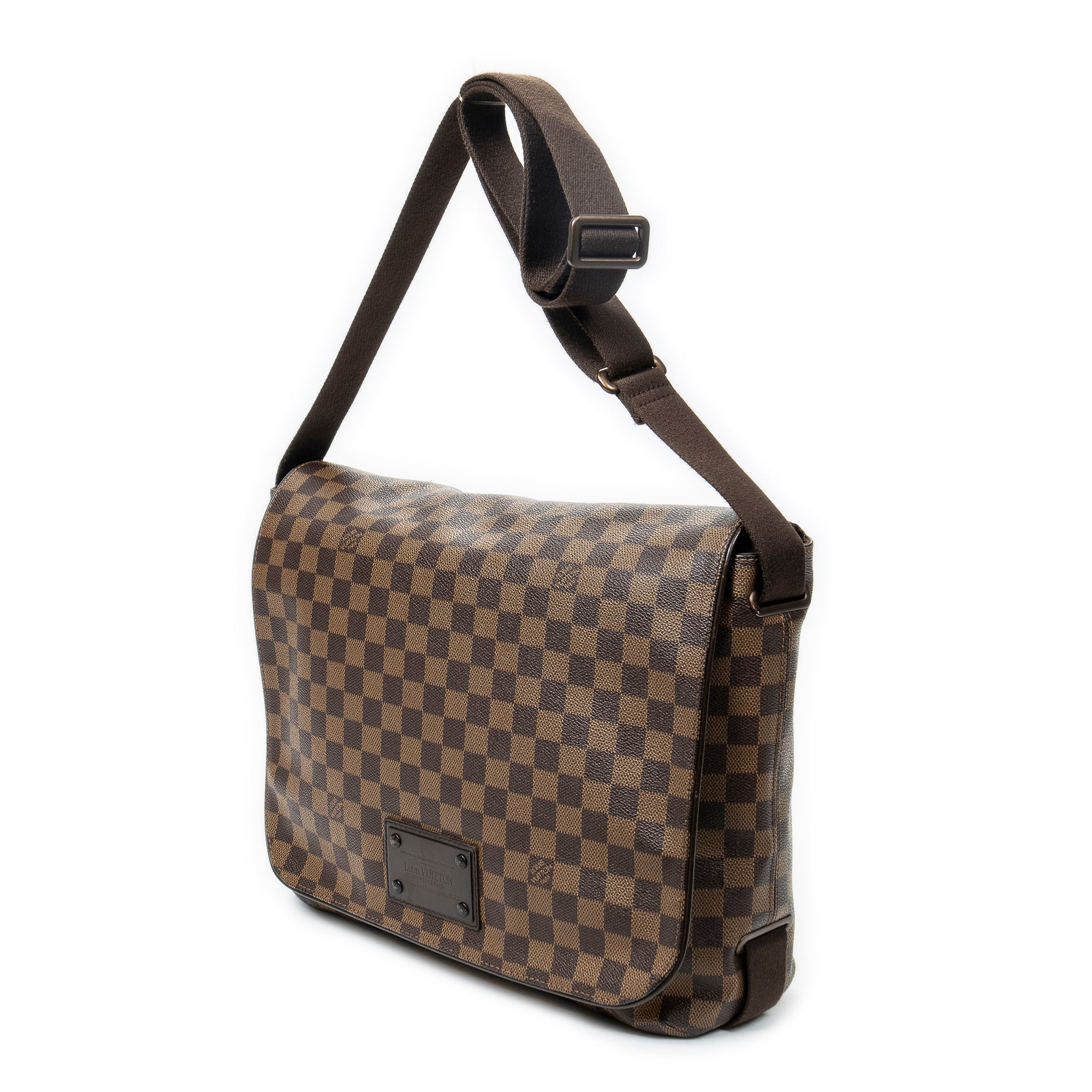 Shoulder Bag Brooklyn MM Brown Damier Ebene