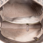 Handbag Buckle Tote Pink Printed Intrecciato Leather