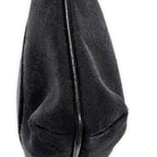 Shoulder Bag Front Slip Pocket Crossbody Black Monogrammed Canvas