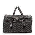 Travel Bag Vintage Anagram Suitcase Black Anagram Coated Canvas