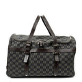 Bolsa de viaje Maleta Vintage Anagrama Lona Revestida Negra