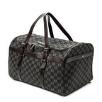Travel Bag Vintage Anagram Suitcase Black Anagram Coated Canvas