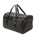 Bolsa de viaje Maleta Vintage Anagrama Lona Revestida Negra