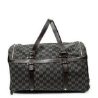 Bolsa de viaje Maleta Vintage Anagrama Lona Revestida Negra