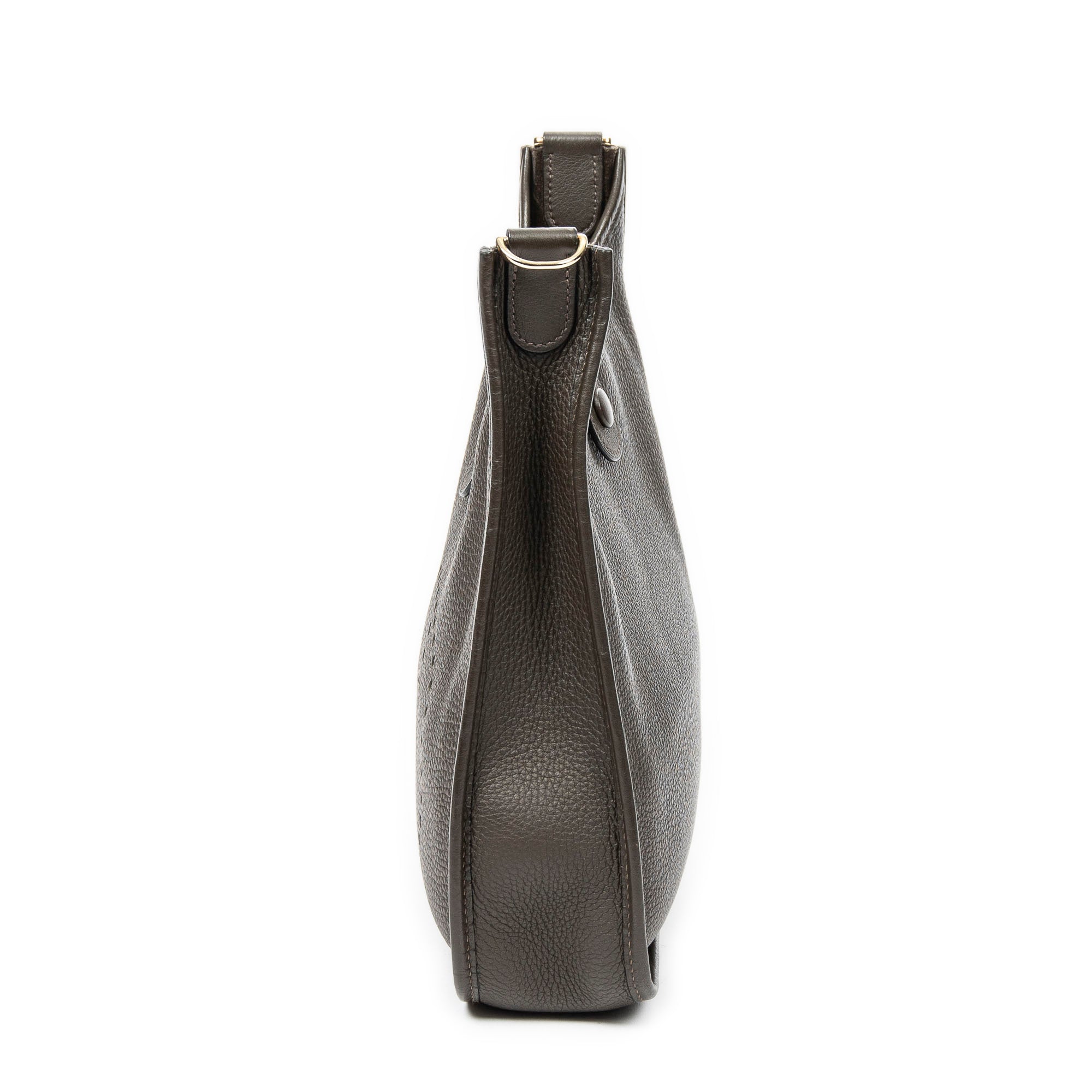 Shoulder Bag Evelyne I PM Vert Bronze Togo Leather
