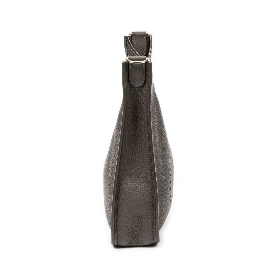 Shoulder Bag Evelyne I PM Vert Bronze Togo Leather
