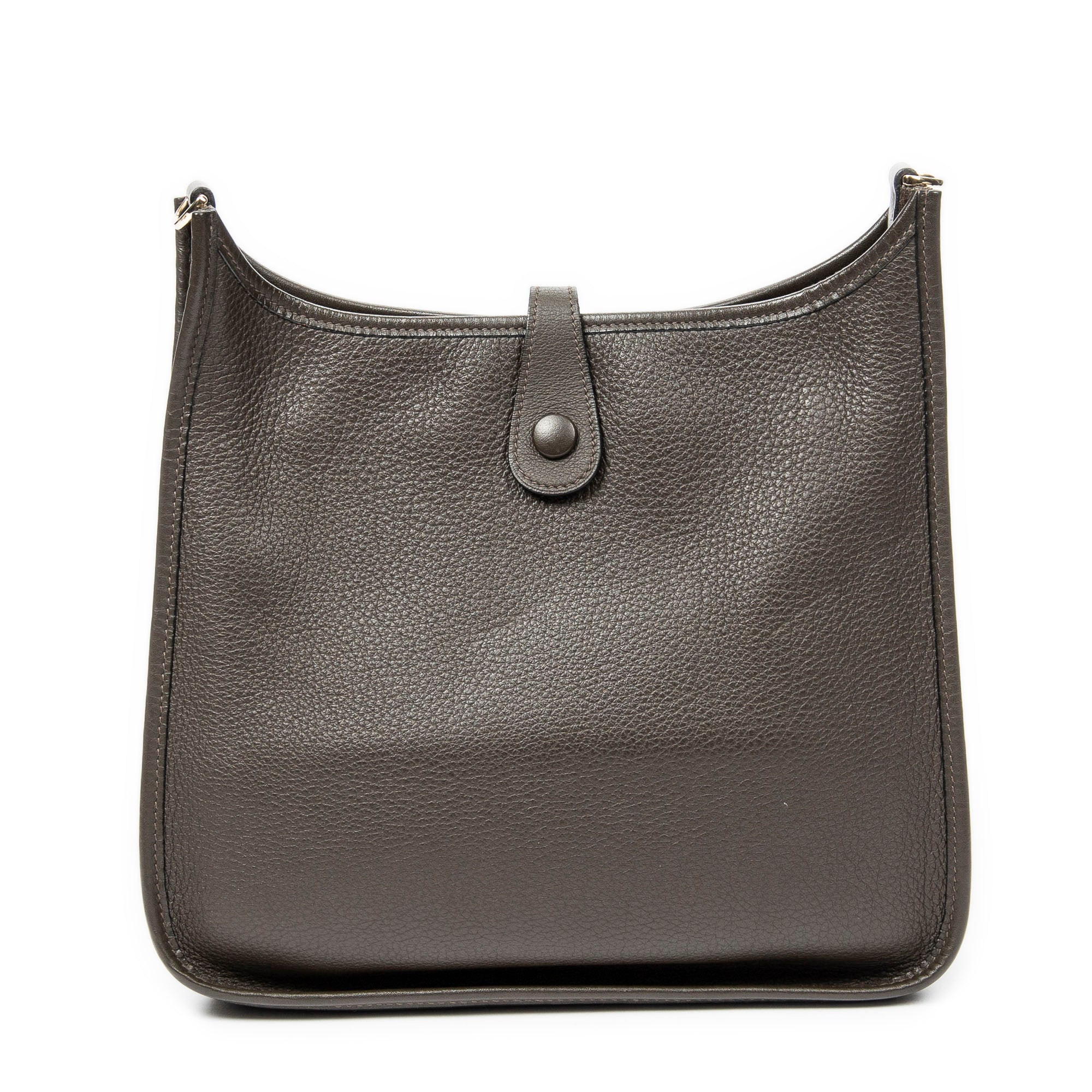Shoulder Bag Evelyne I PM Vert Bronze Togo Leather